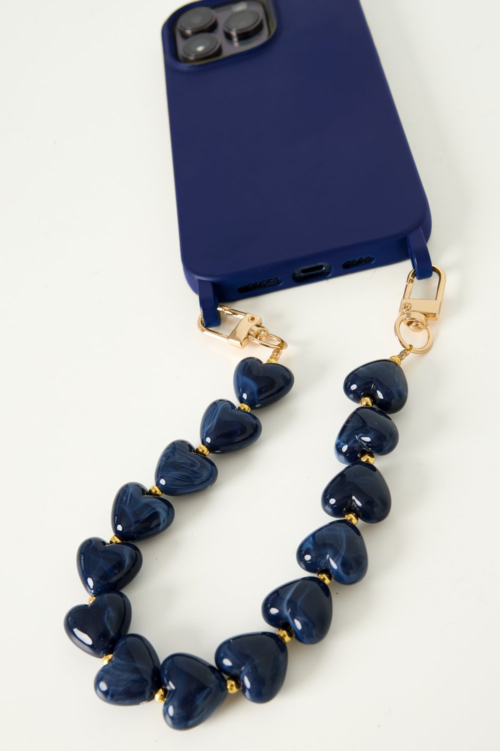 Blue Heart Phone Cord