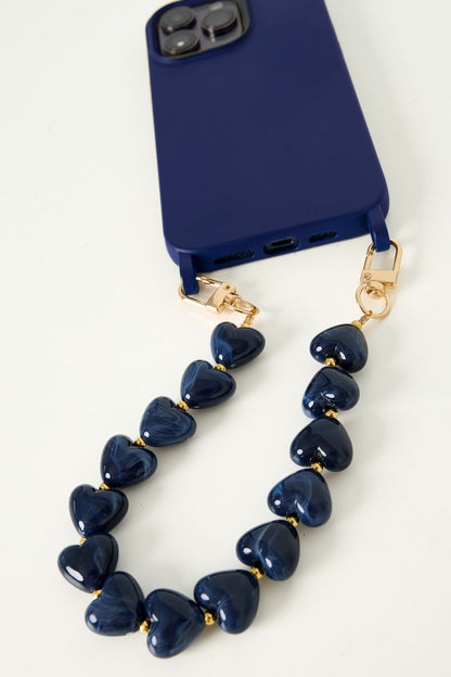 Blue Heart Phone Cord