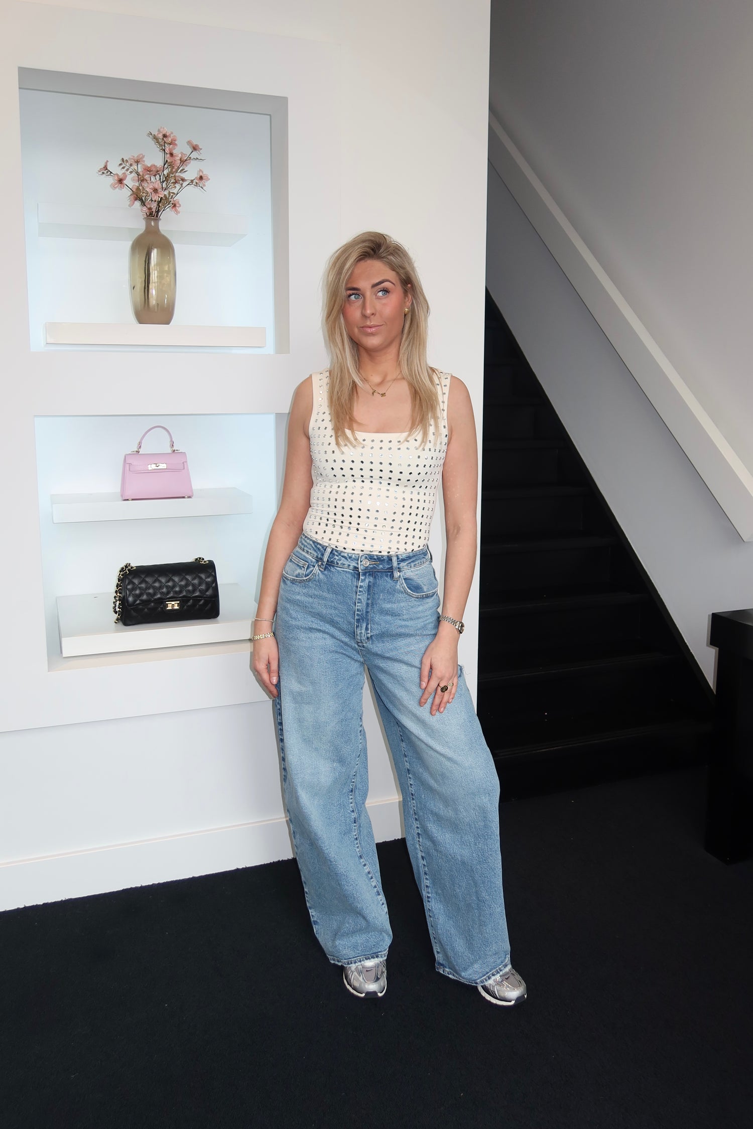 Frankie Studs Body Beige 11822