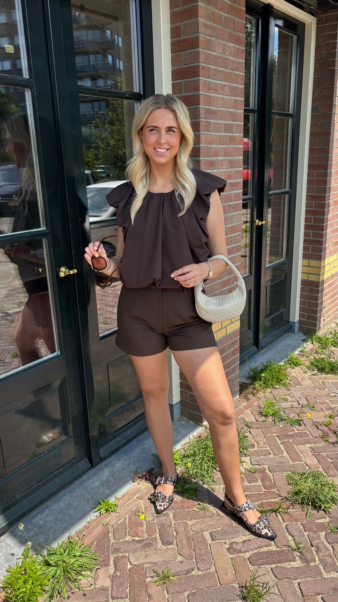 Cacao Flare Top Brown