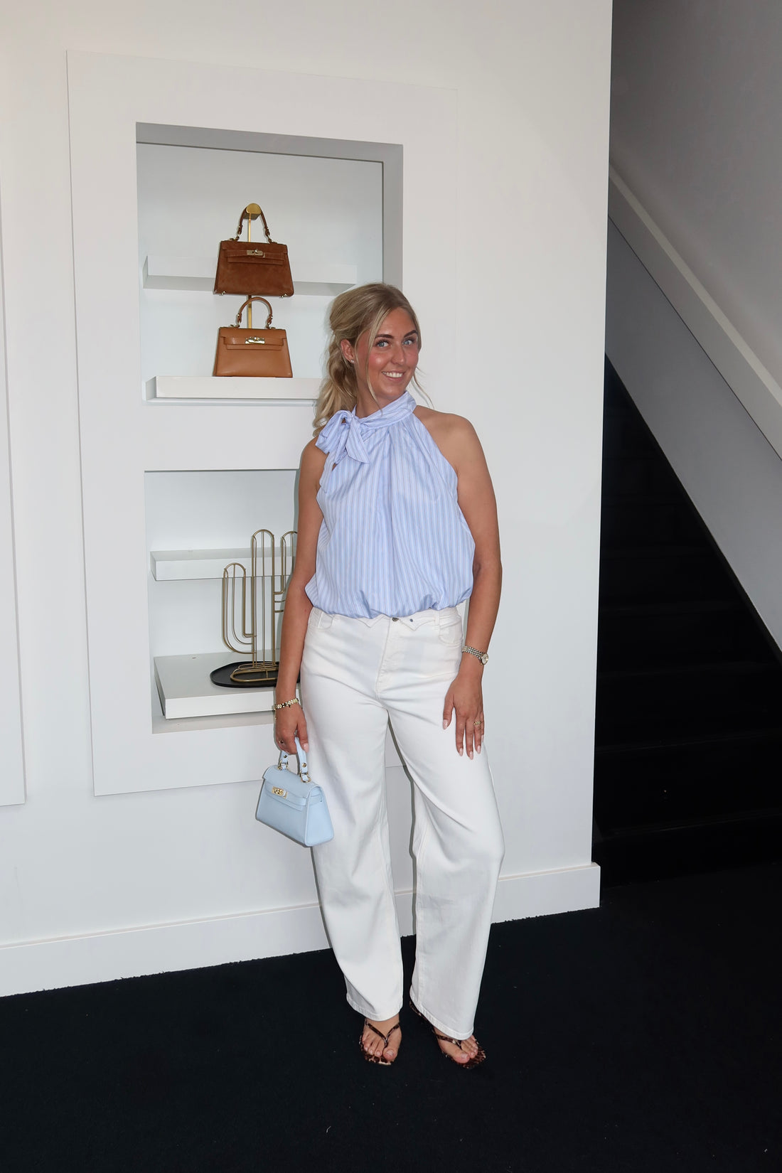Bow Top Light Blue