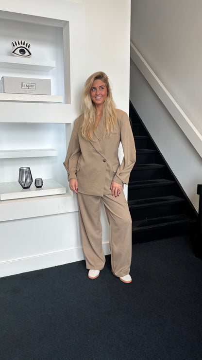 Statement Blazer Taupe 25233