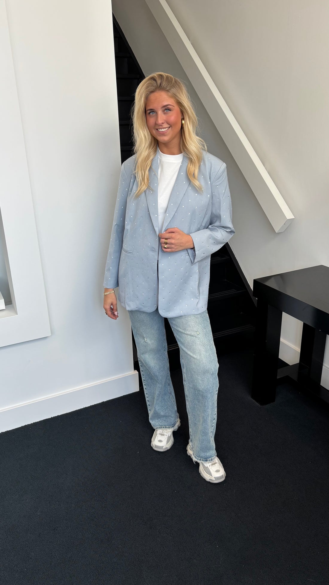 Louè Light Denim Blazer