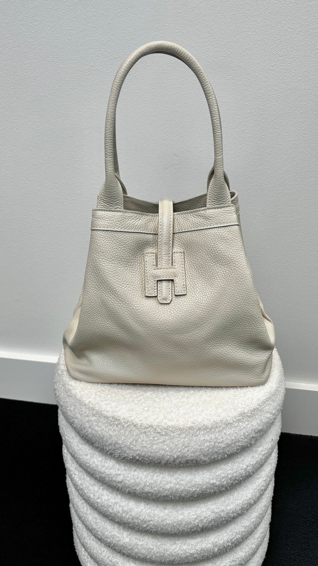 Herma Leather Bag Beige