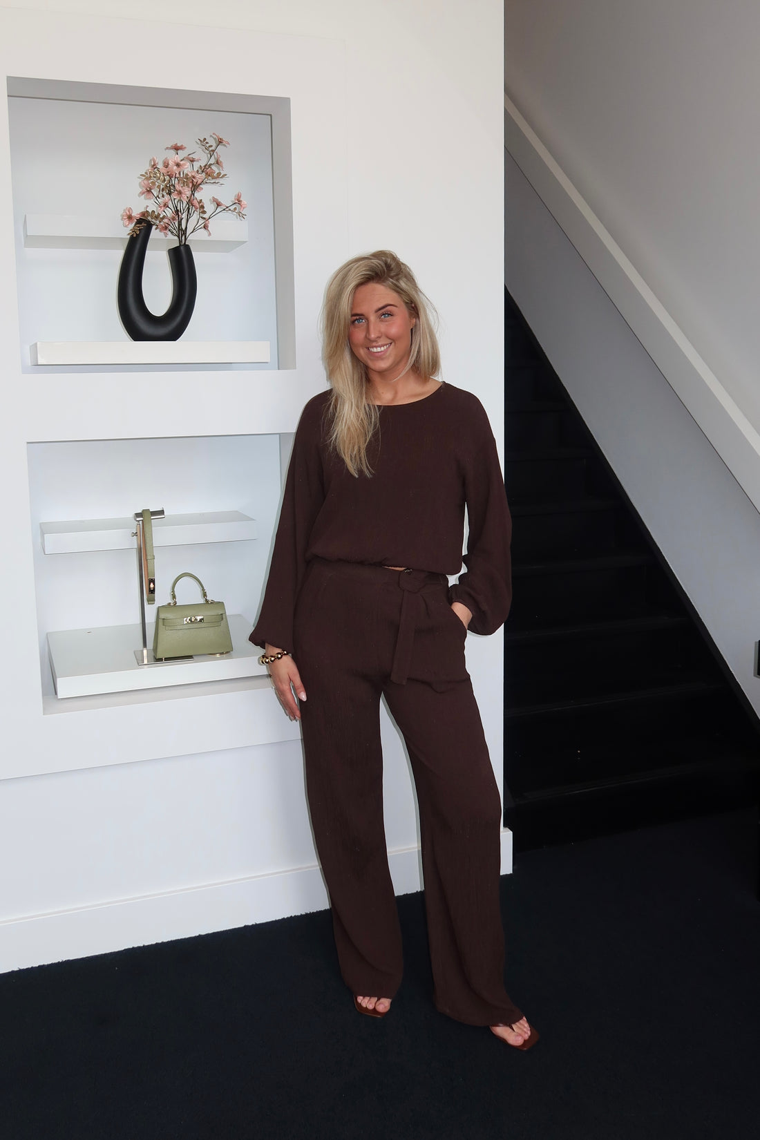 Island Muse Blouse Brown