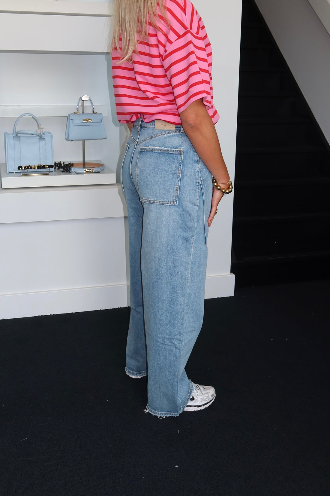 QH Baggy Curve High Waist Jeans 3912