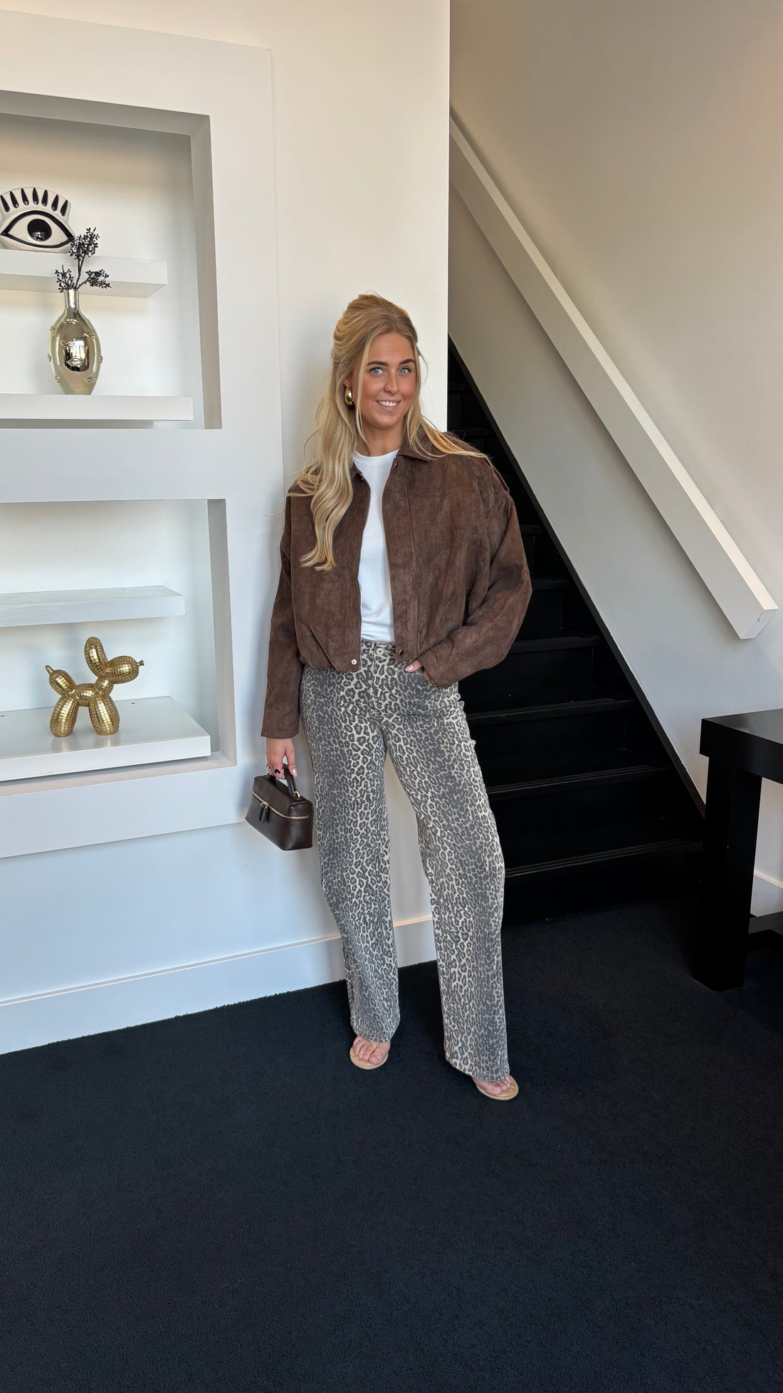 PRE ORDER Suède Jacket Brown 2526