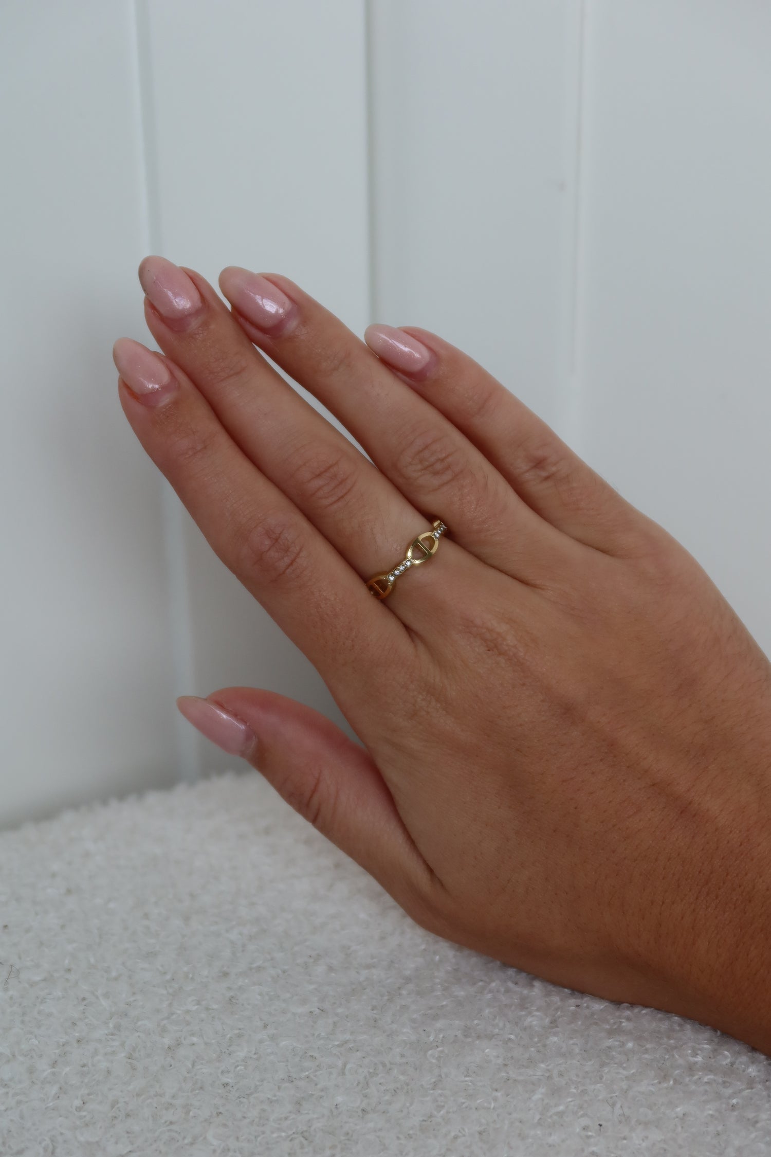 Double Diamond Ring Gold