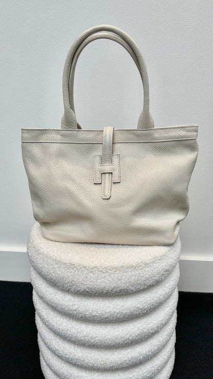 Herma Leather Bag Beige