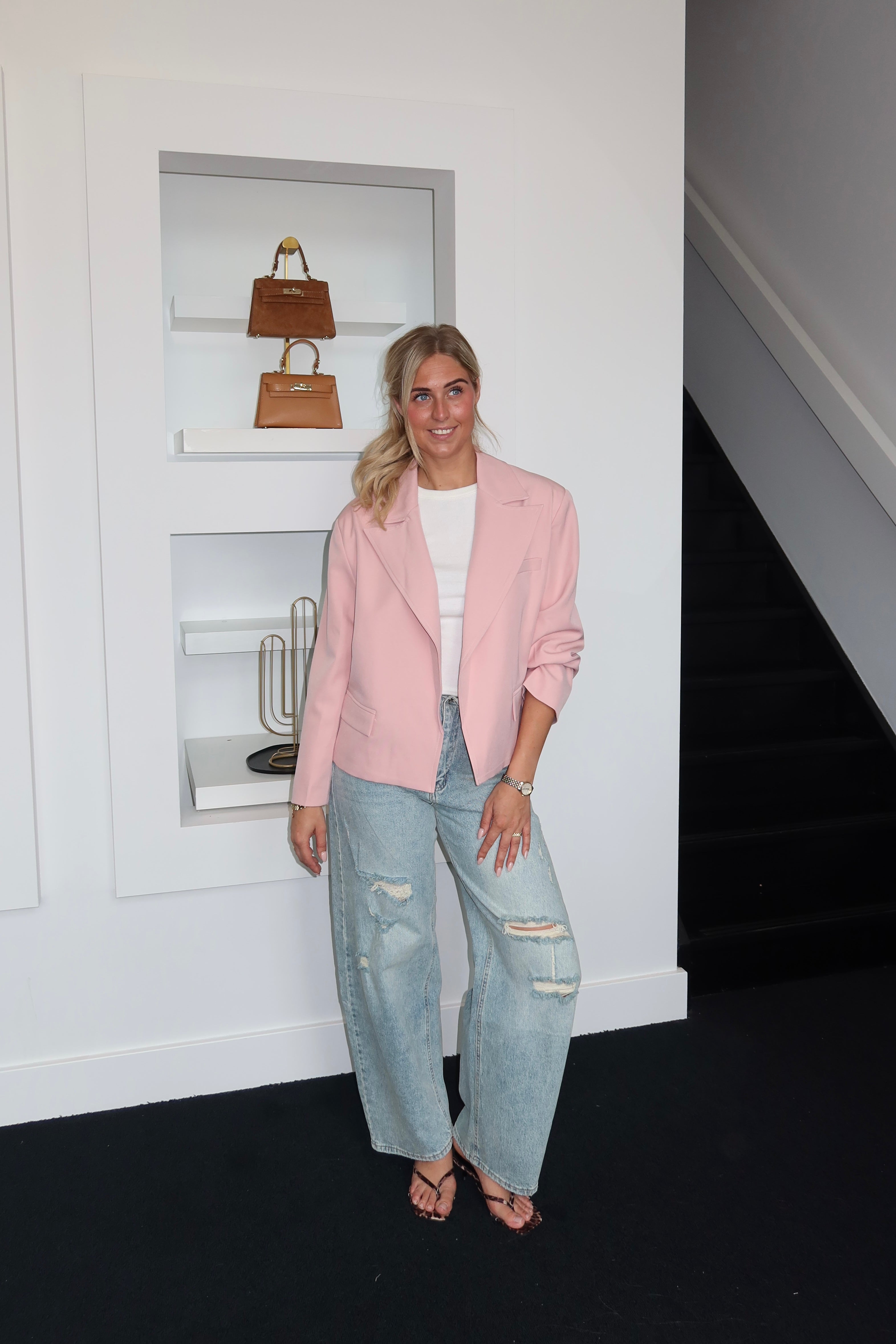 Koko Oversized Blazer Pink