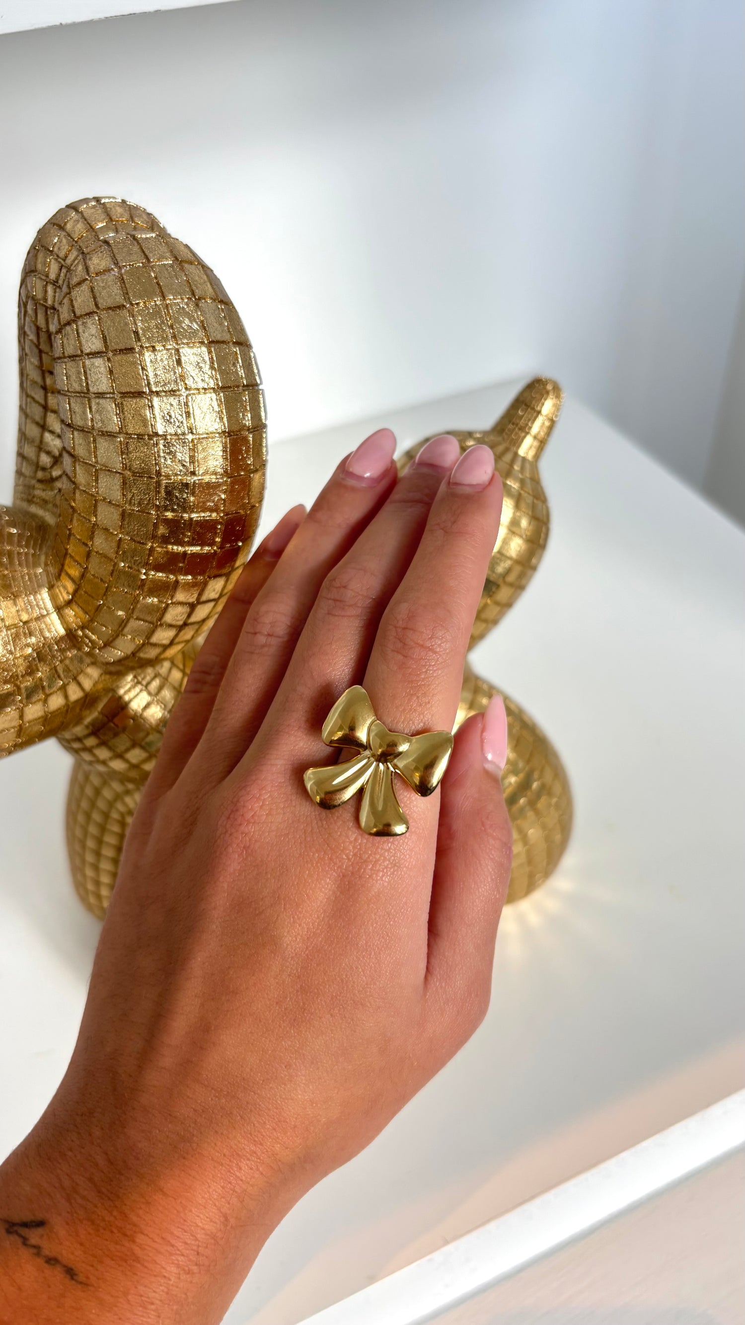Bold Bow Ring