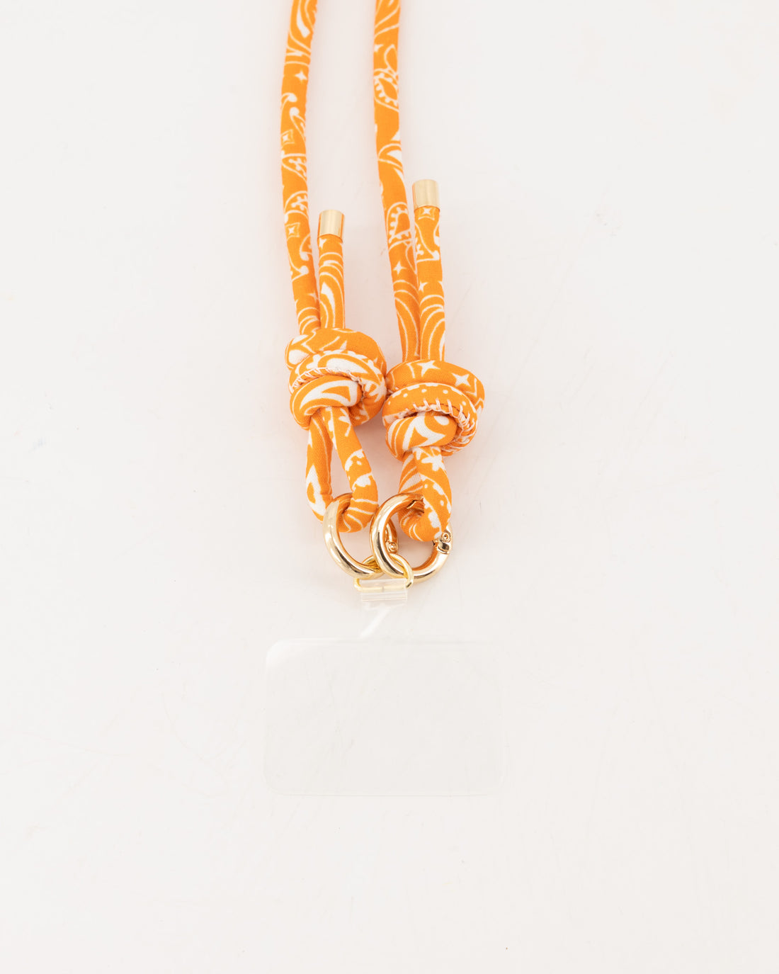 Bandana Orange Phone Cord