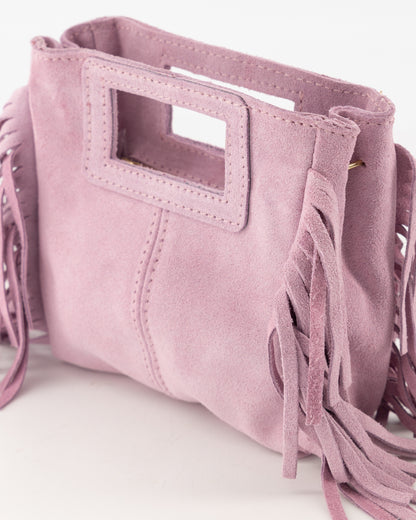 Miss Mini Suede Bag Pastel Pink