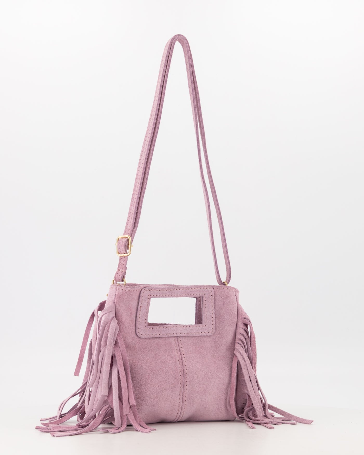 Miss Mini Suede Bag Pastel Pink