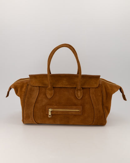 Possini Suede Large Bag Cognac