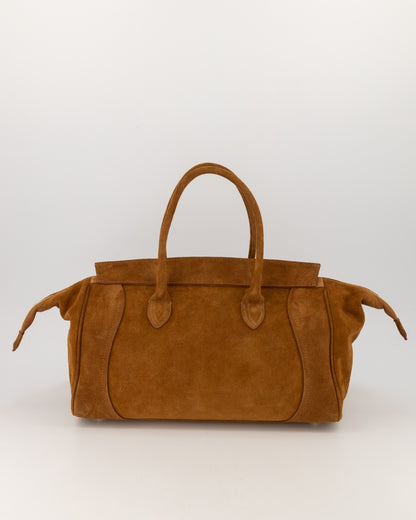 Possini Suede Large Bag Cognac