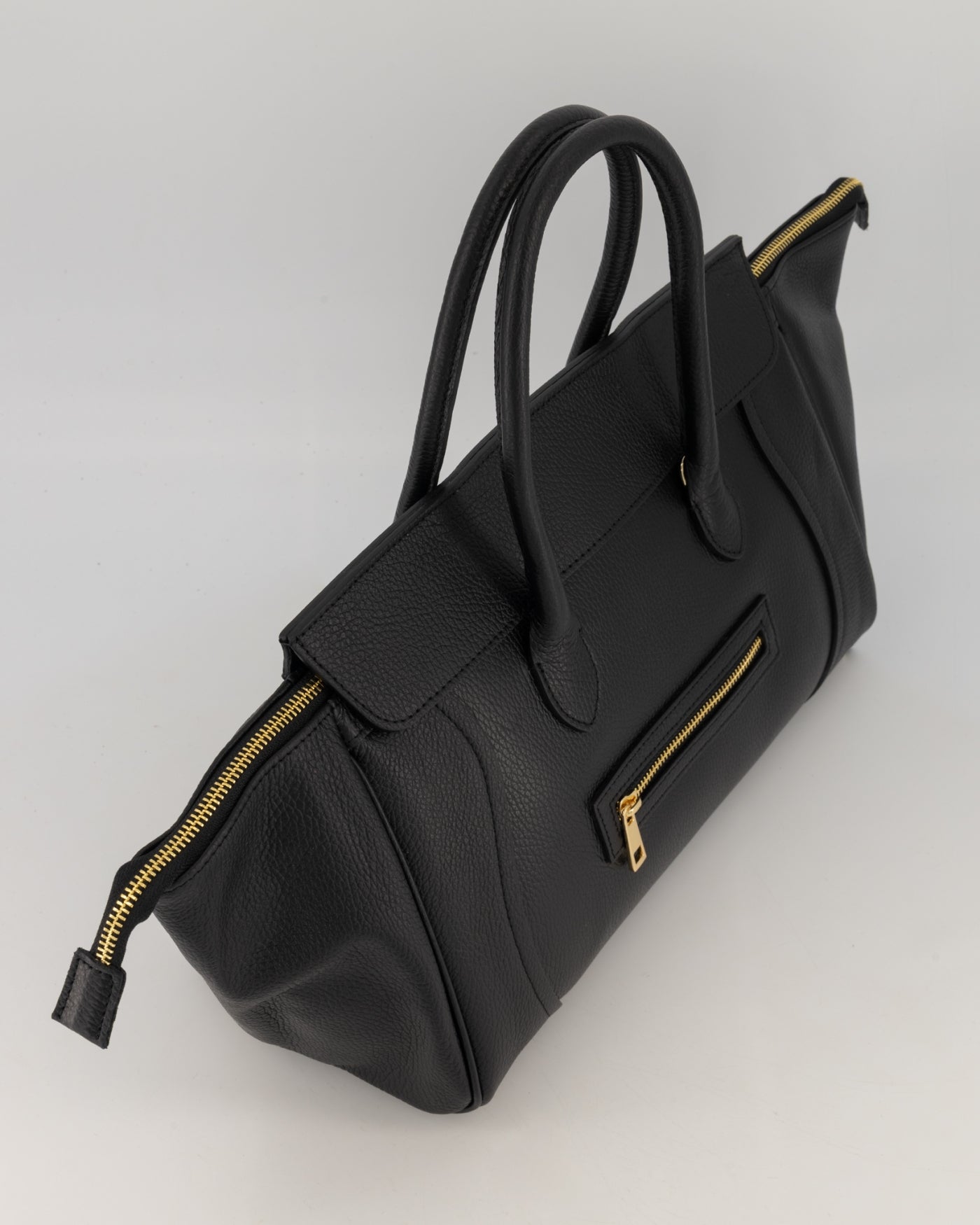 Possini Large Classic Grain Bag Black