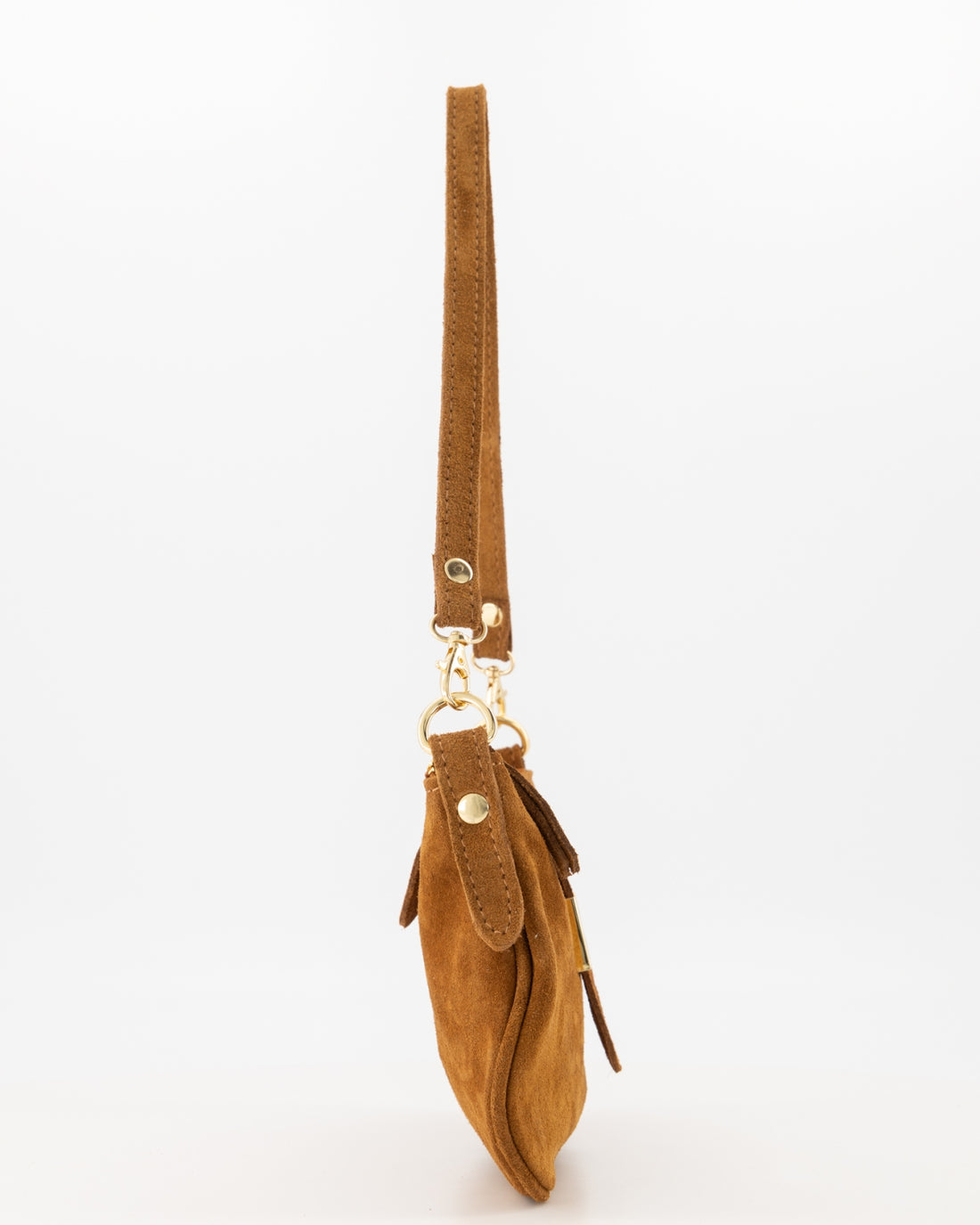 Burnley Suede Bag Cognac