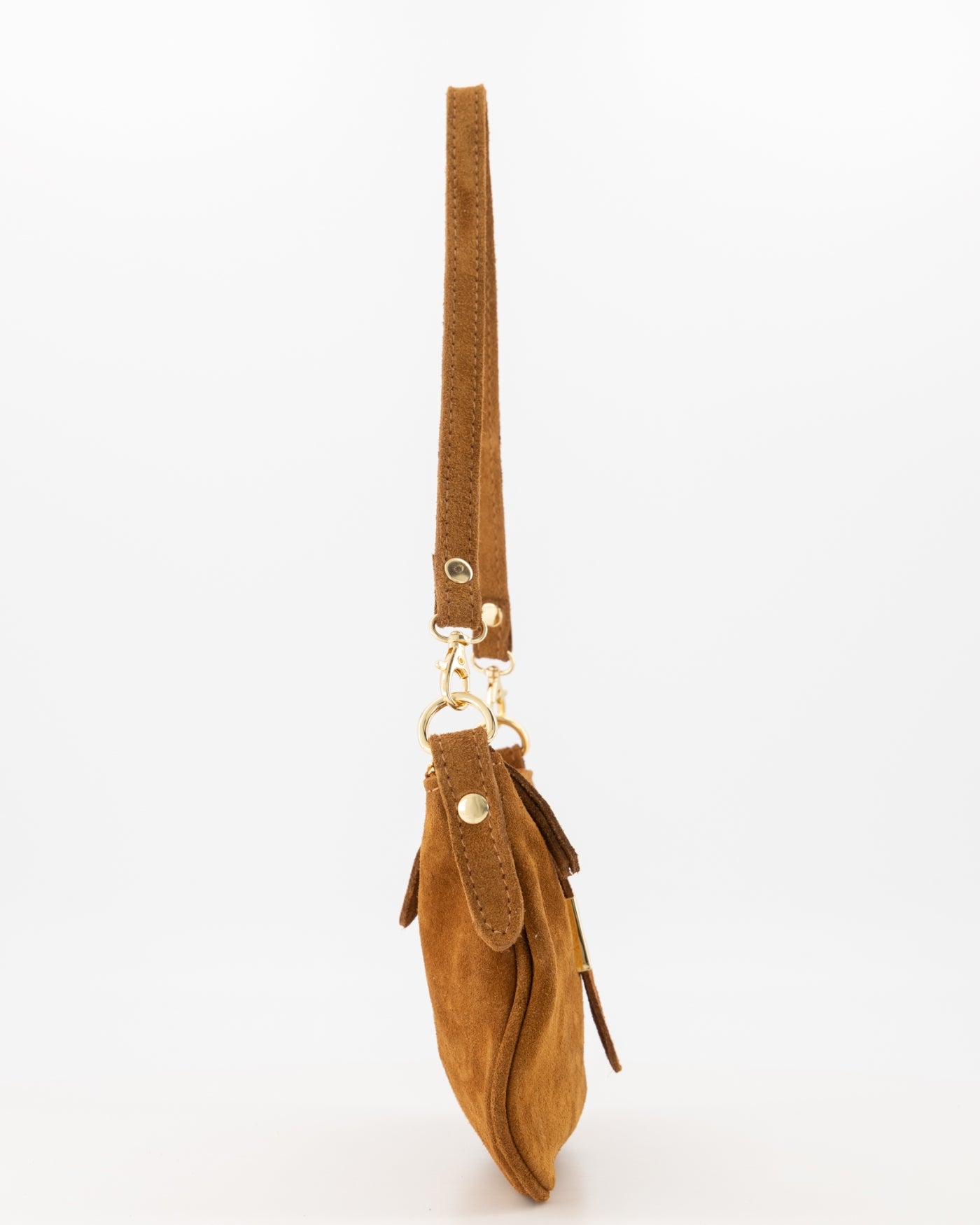 Burnley Suede Bag Cognac