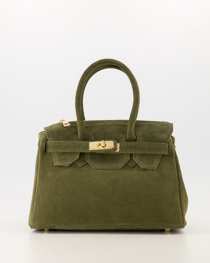 Birdie Small Suede Bag Green