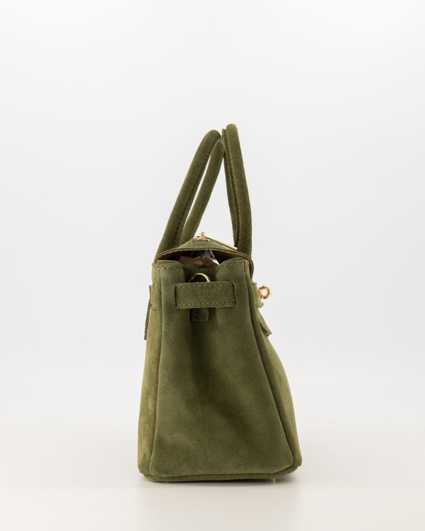Birdie Small Suede Bag Green