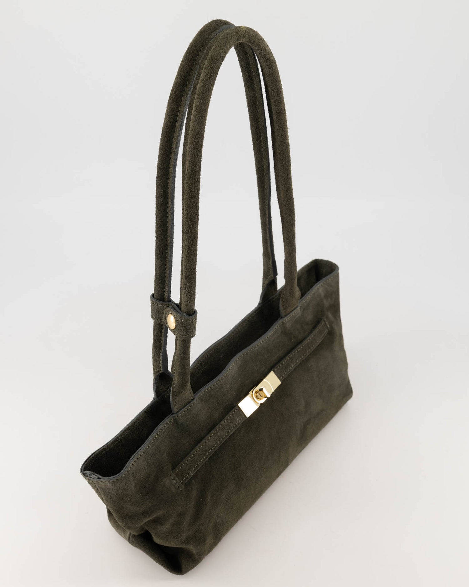 Palma Suede Bag Dark Green