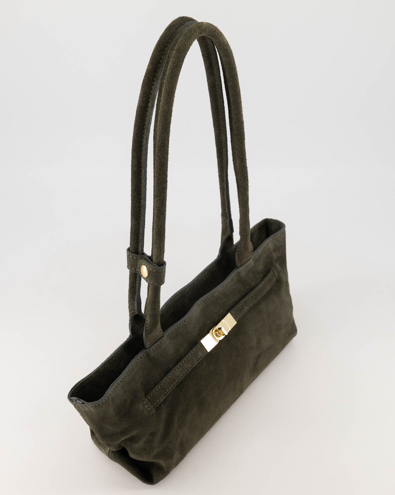 Palma Suede Bag Dark Green
