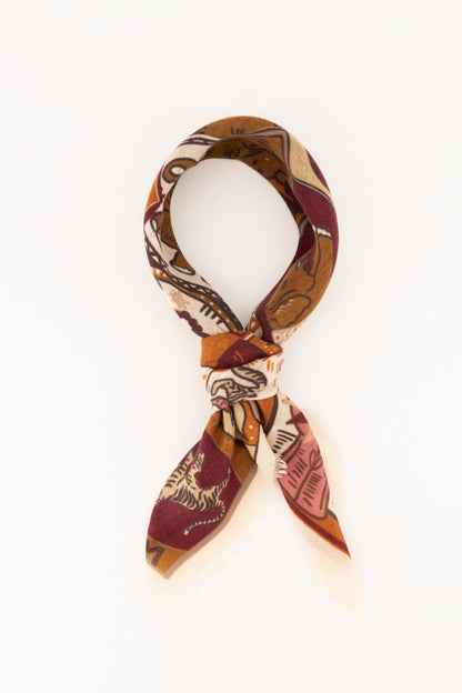 Wild Dreams Scarf Burgundy