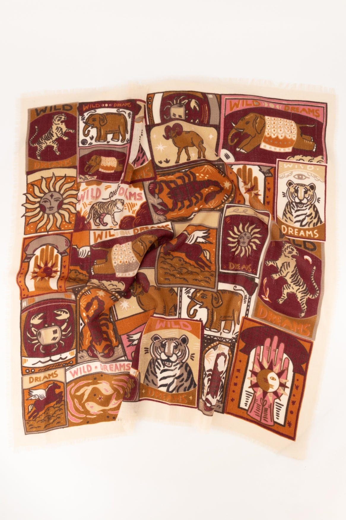 Wild Dreams Scarf Burgundy