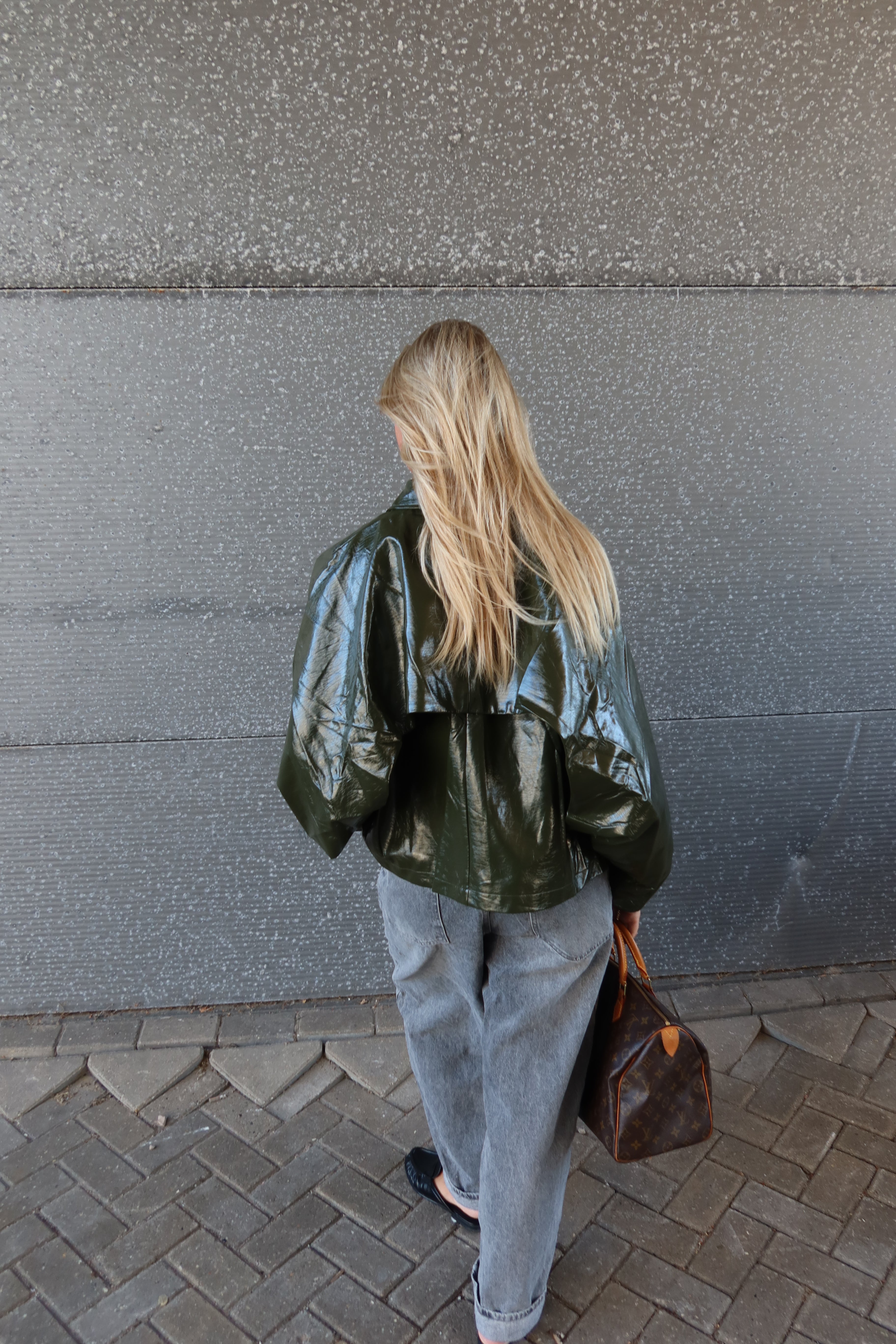Eli Jacket Glossy Green