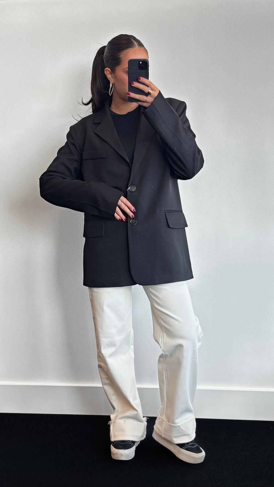 Romy Oversized Blazer Black