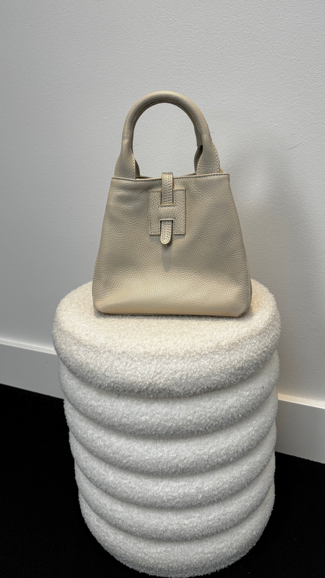 Holly Leather Bag Beige