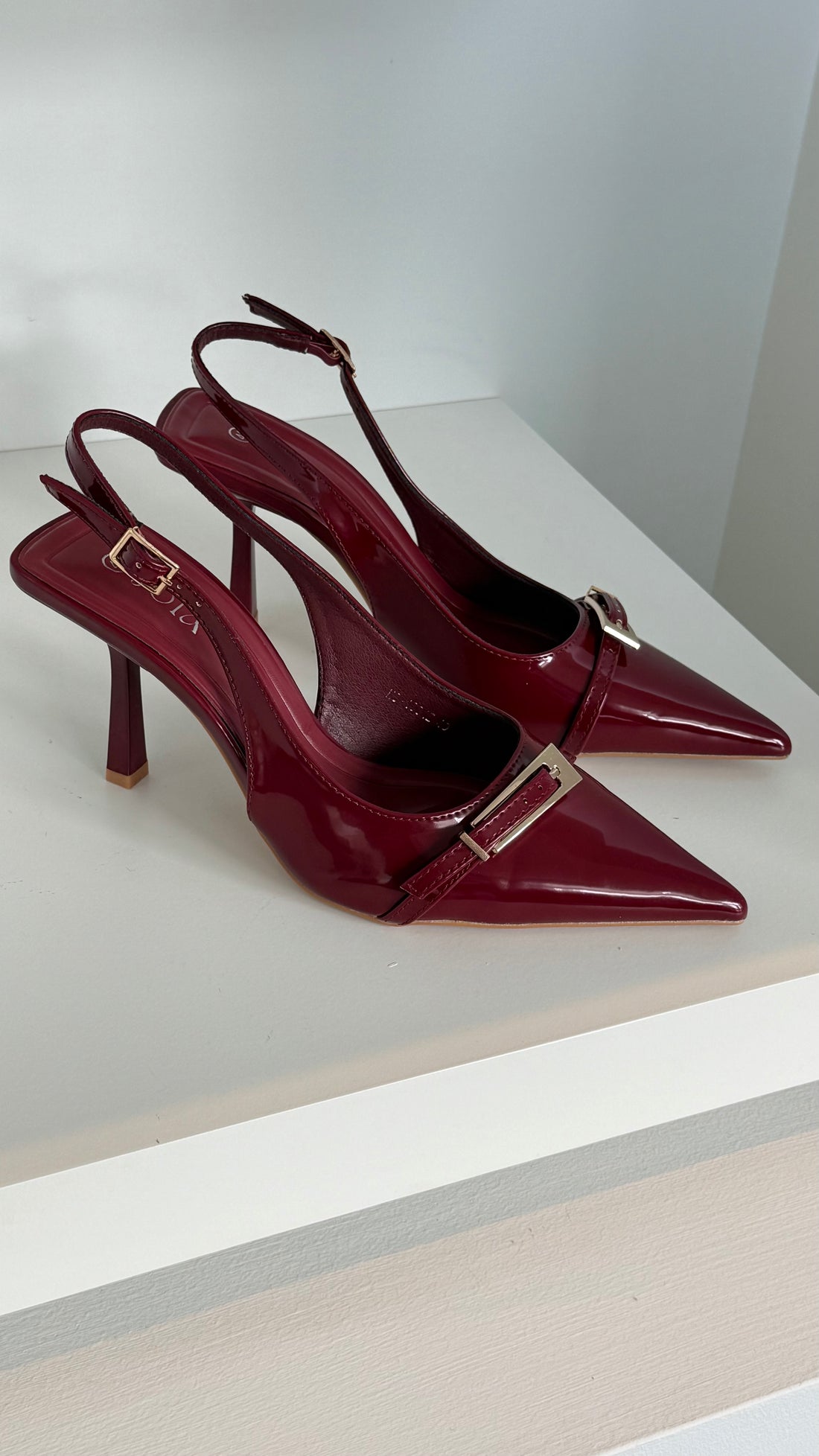 Scarlett Slingbacks Burgundy