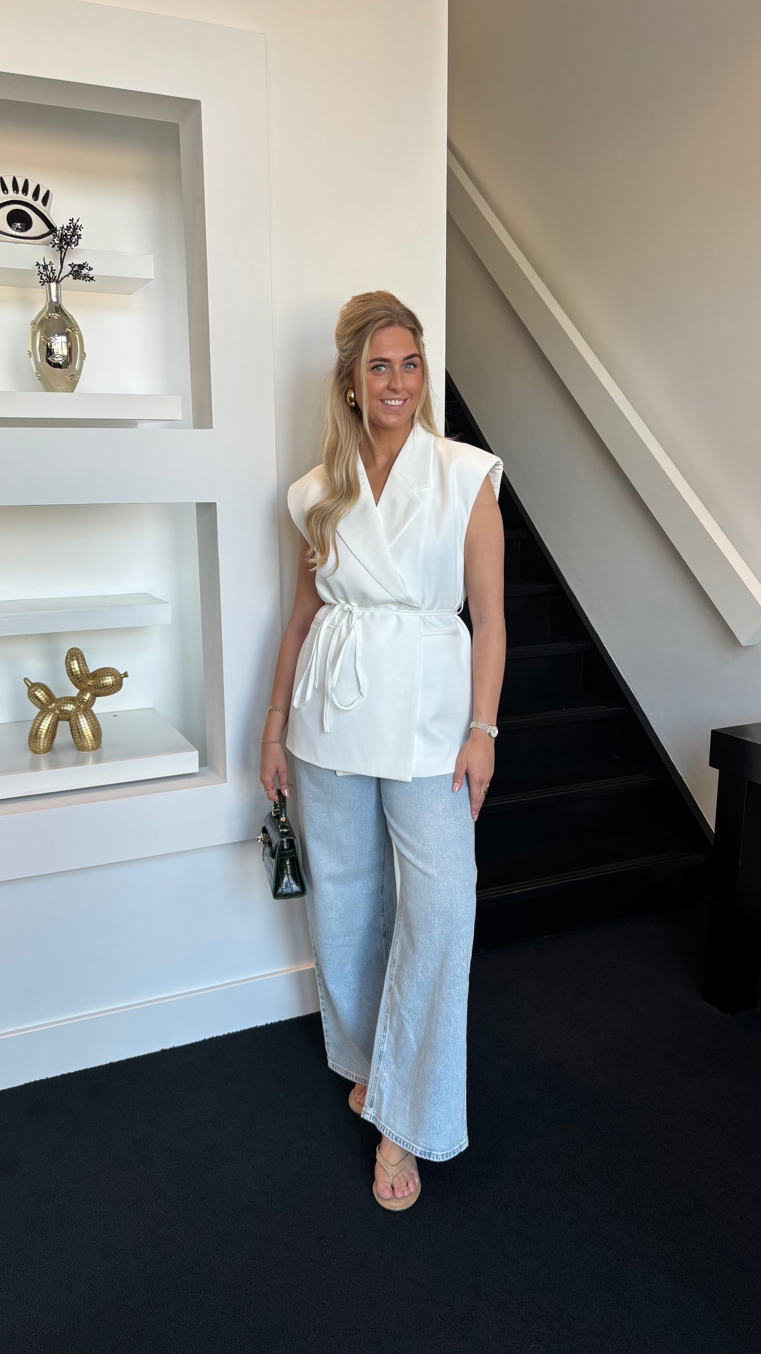 Sweet Shape Gilet White 25223