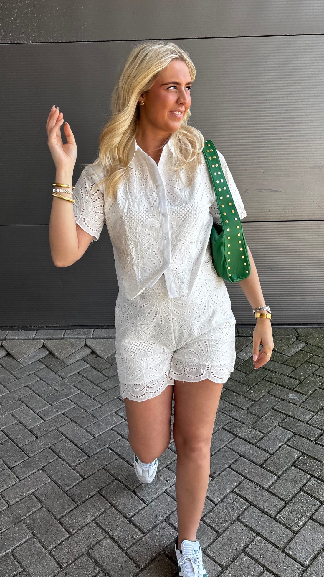 Benthe Broderie Set White 2407