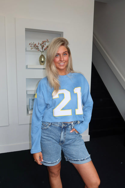 Priority 21 Long Sleeve Denim Blue