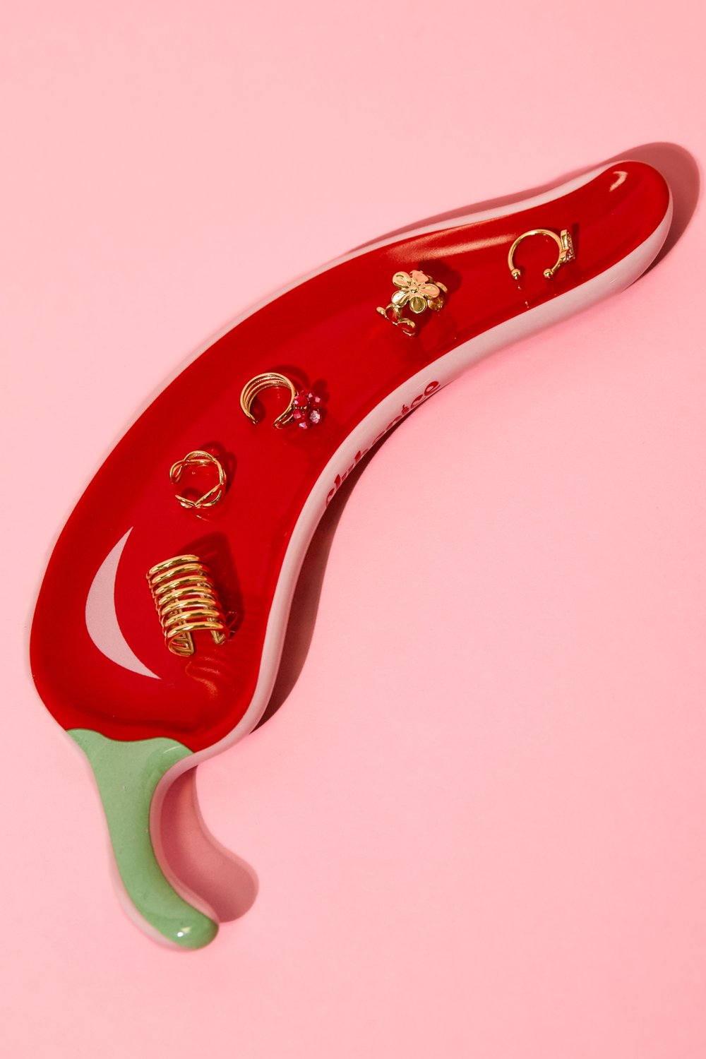 Chili Jewelry Tray Red