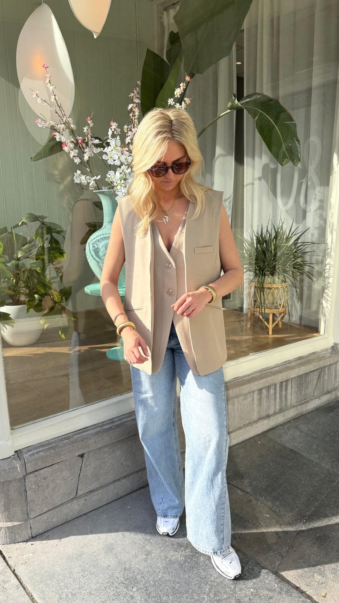 Statement Gilet Taupe 24734