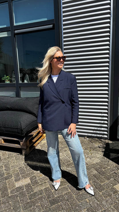 Boxy Fit Blazer Ambika Studio Navy