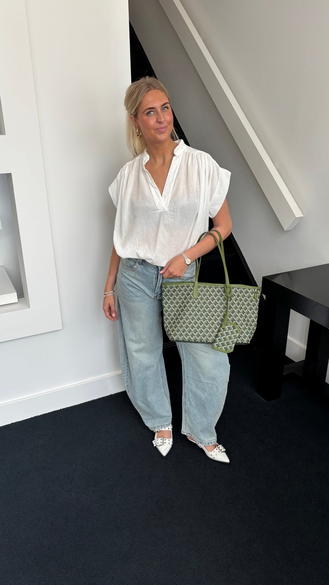 Clean Cotton Blouse White