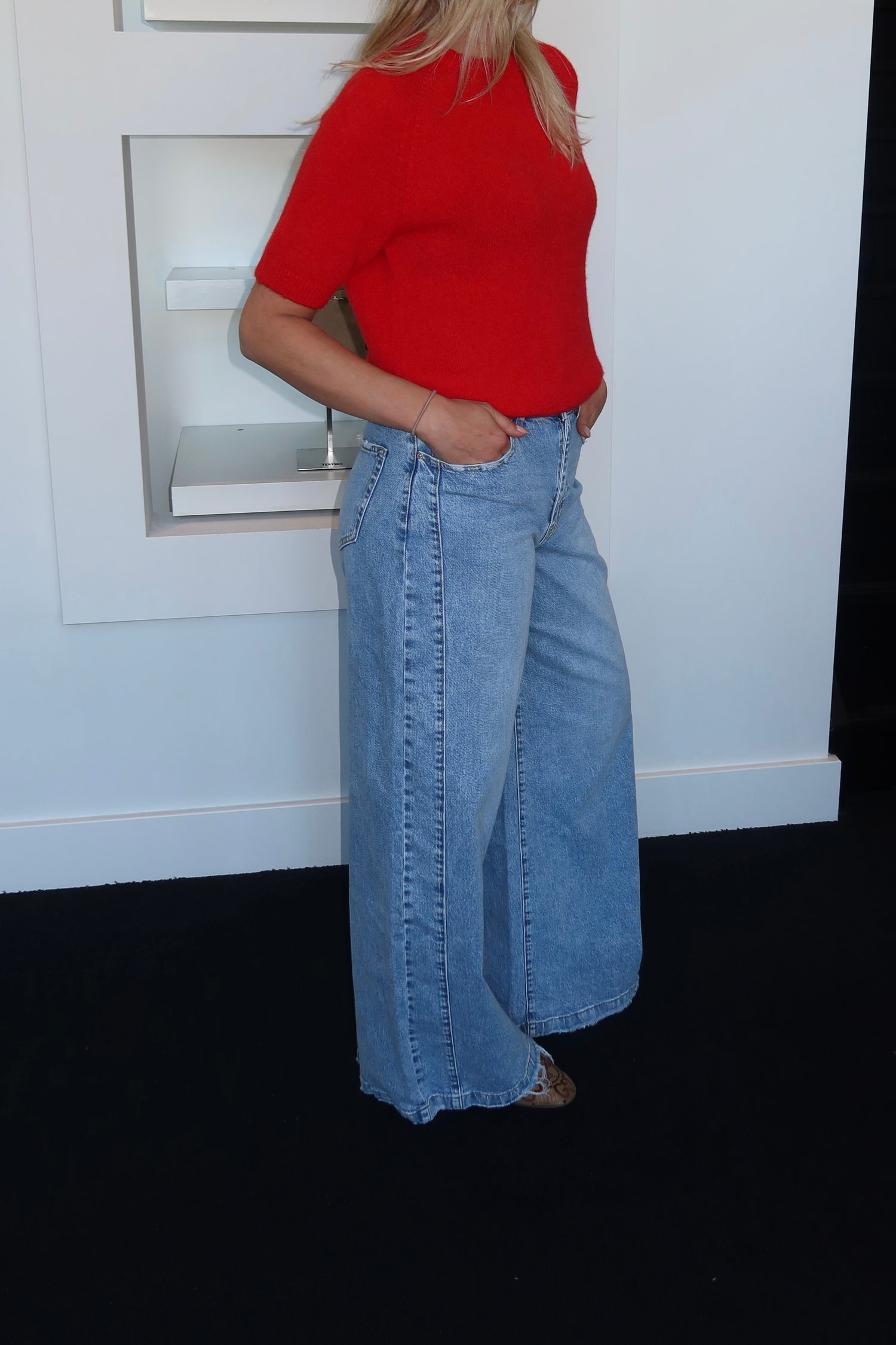 The Wide Leg Jeans Medium Wash 3901