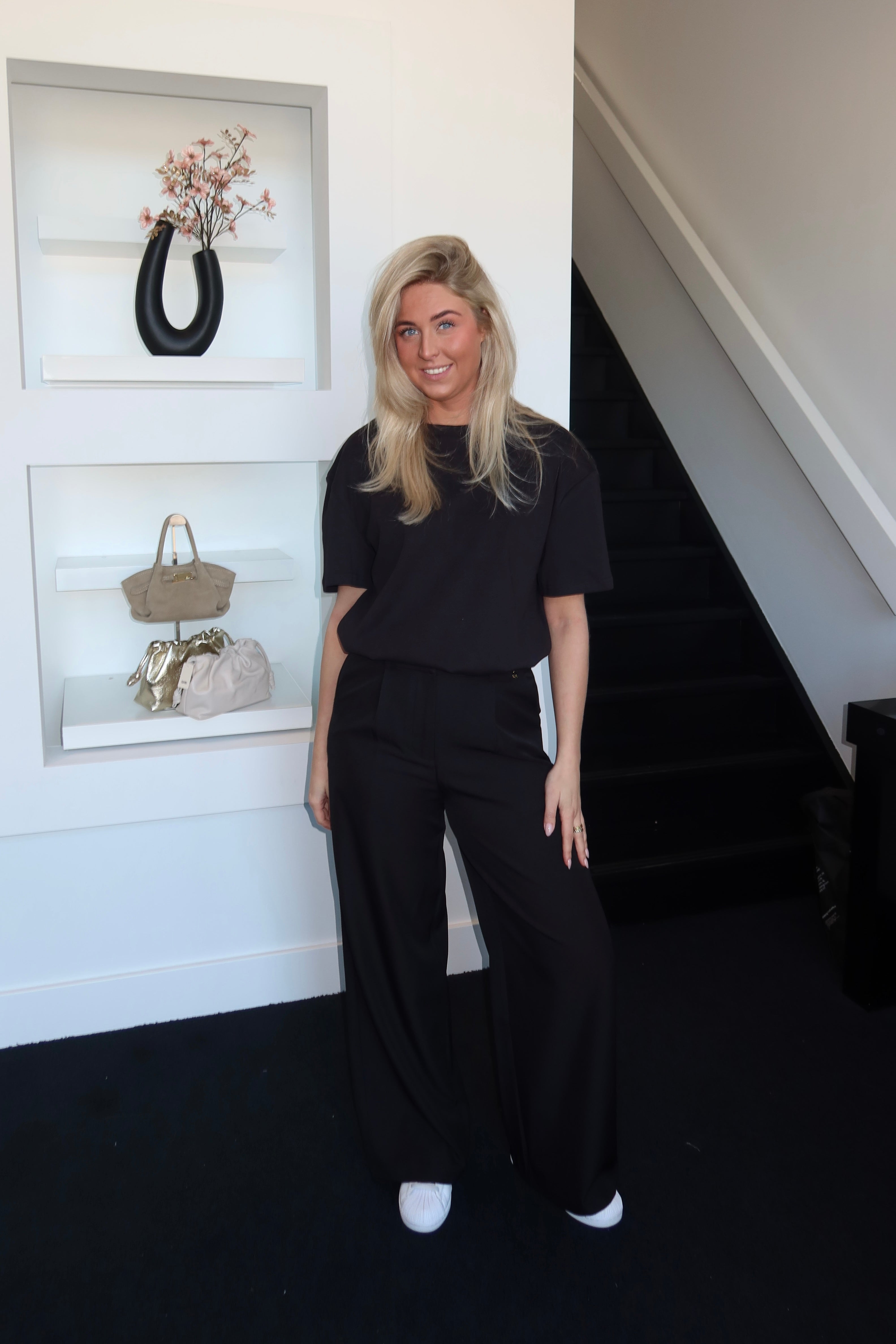 Gris Pantalon Black
