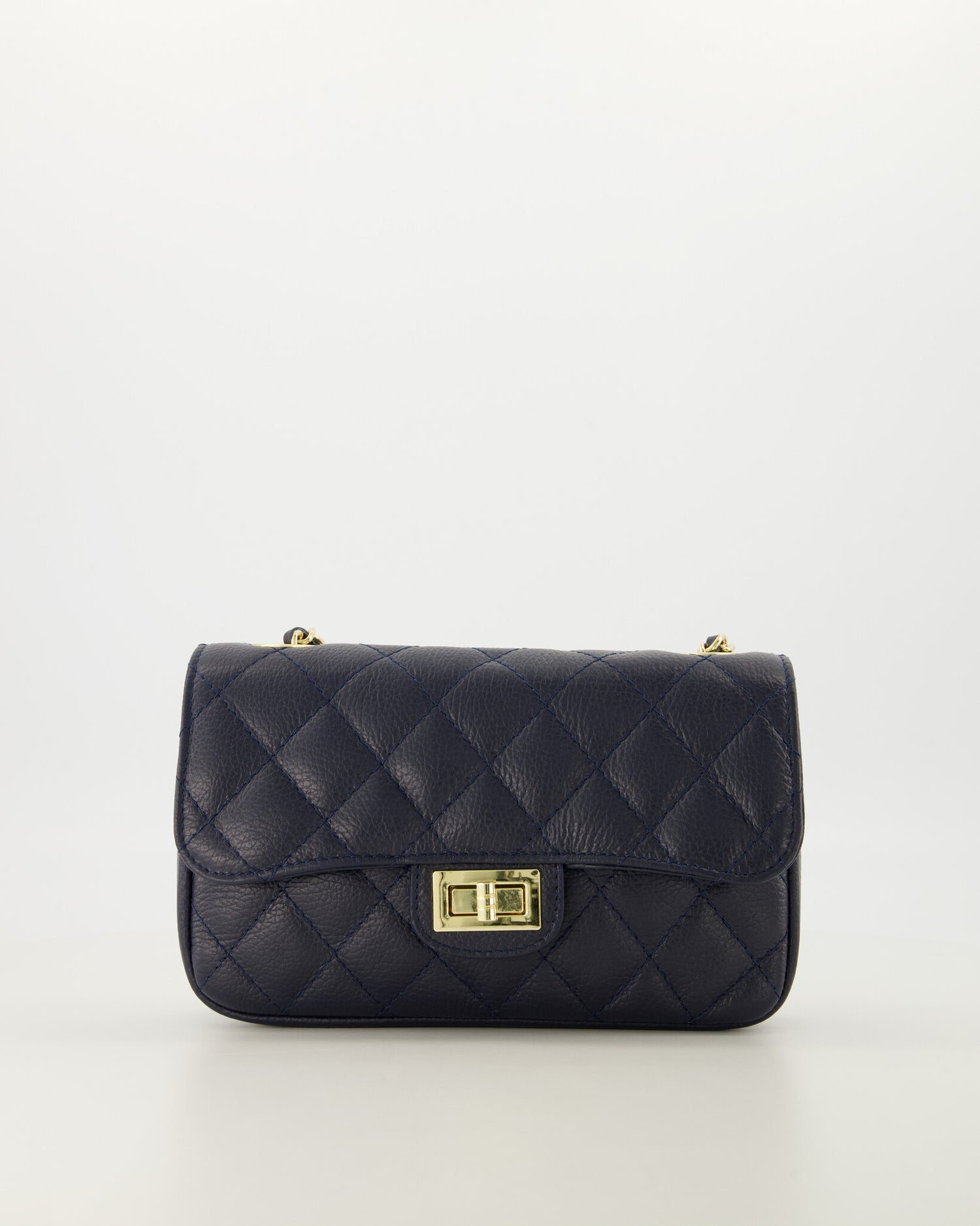 Sophia Leather Bag Navy