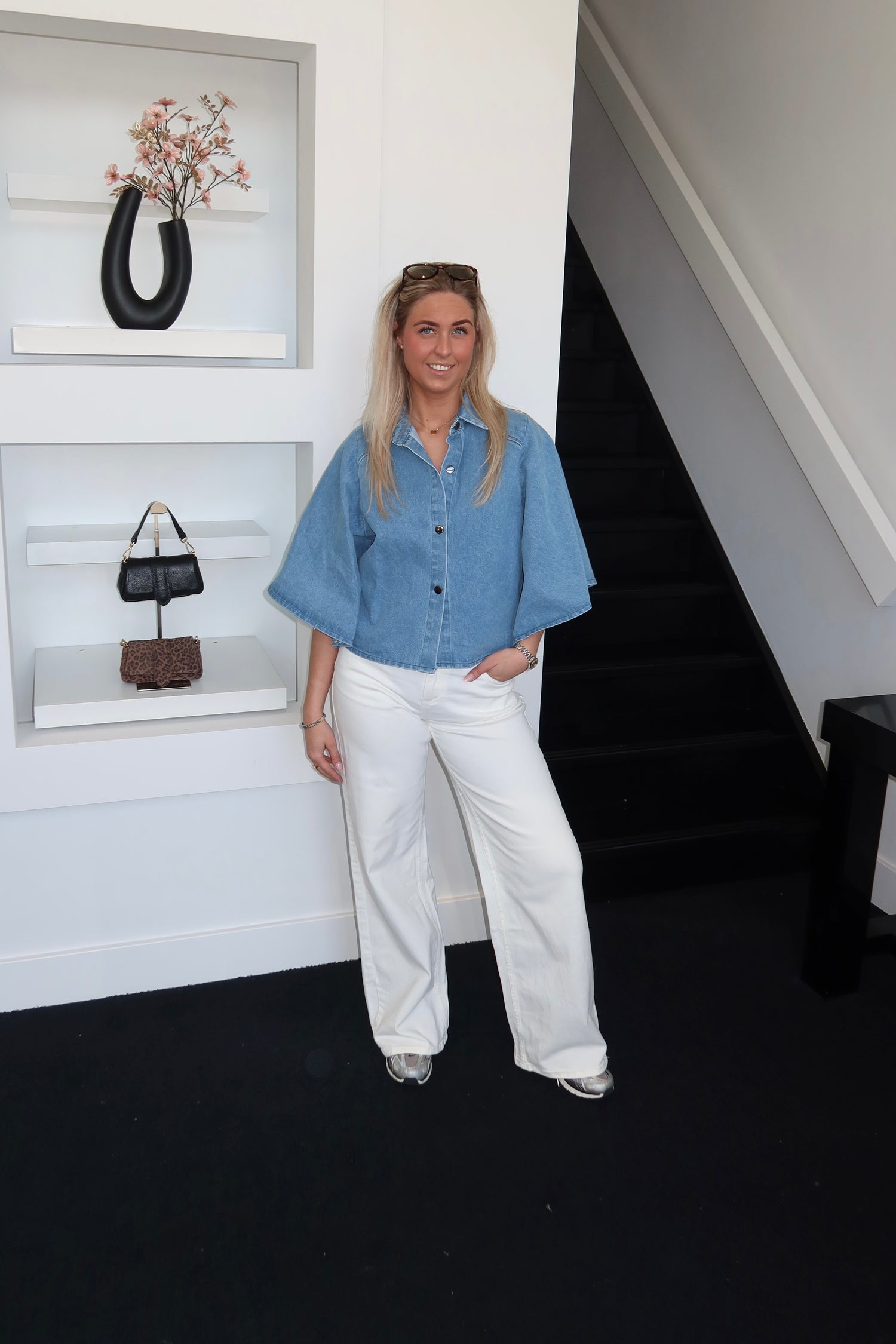 Marly Denim Top