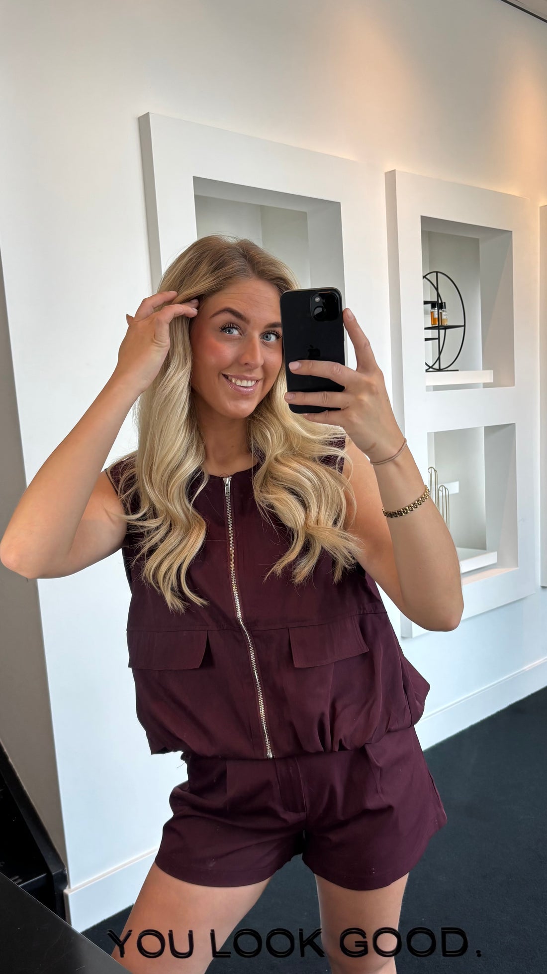 Red Wine Two Piece Set