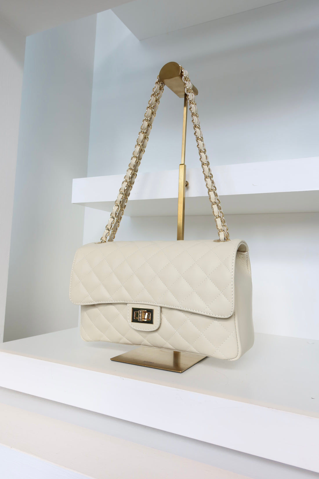 Audrey Medium Bag Ecru