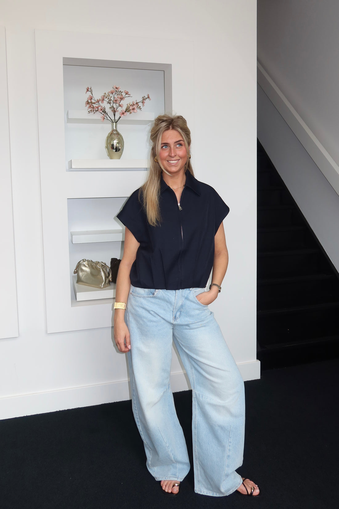Alies Gilet Navy