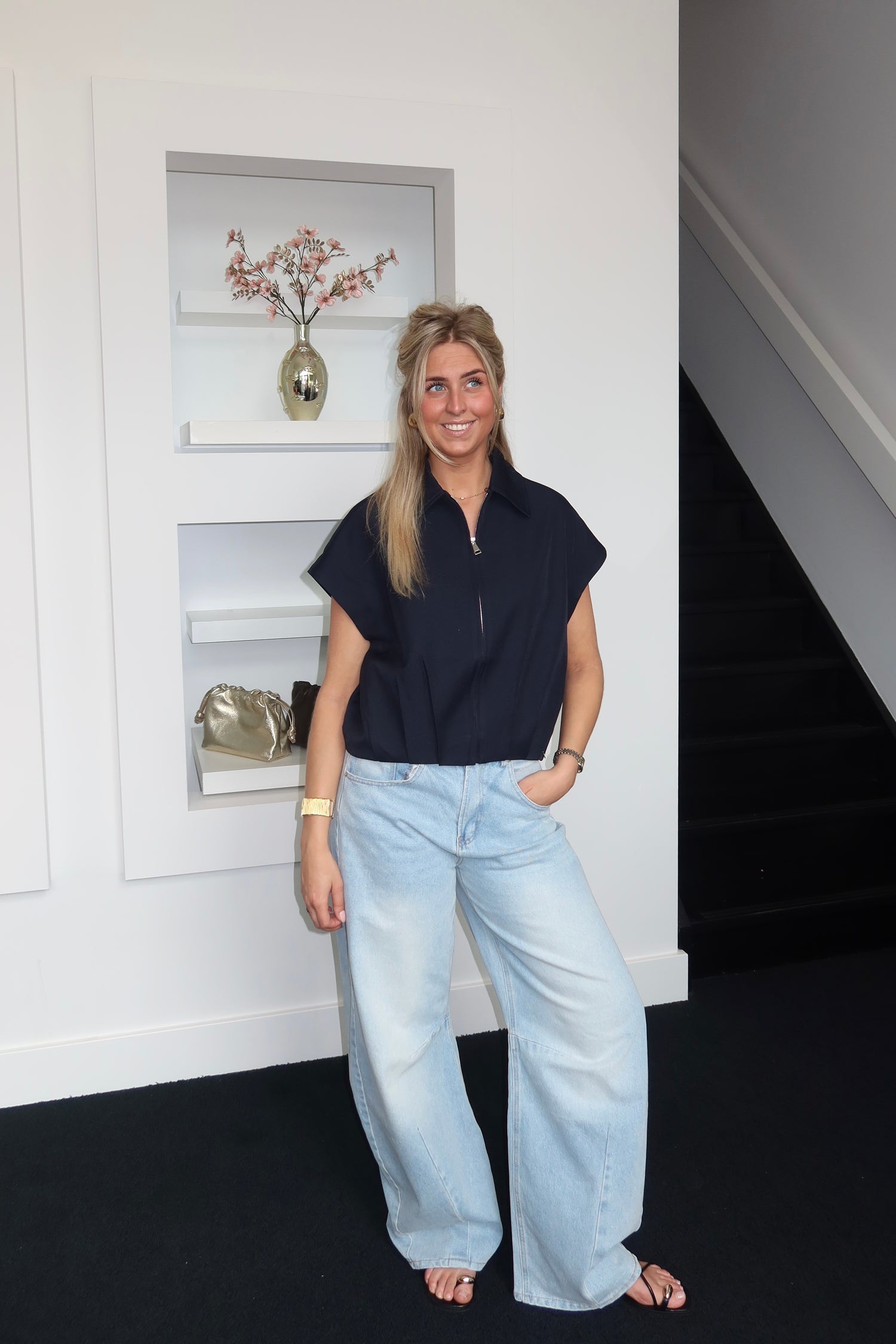 Alies Gilet Navy