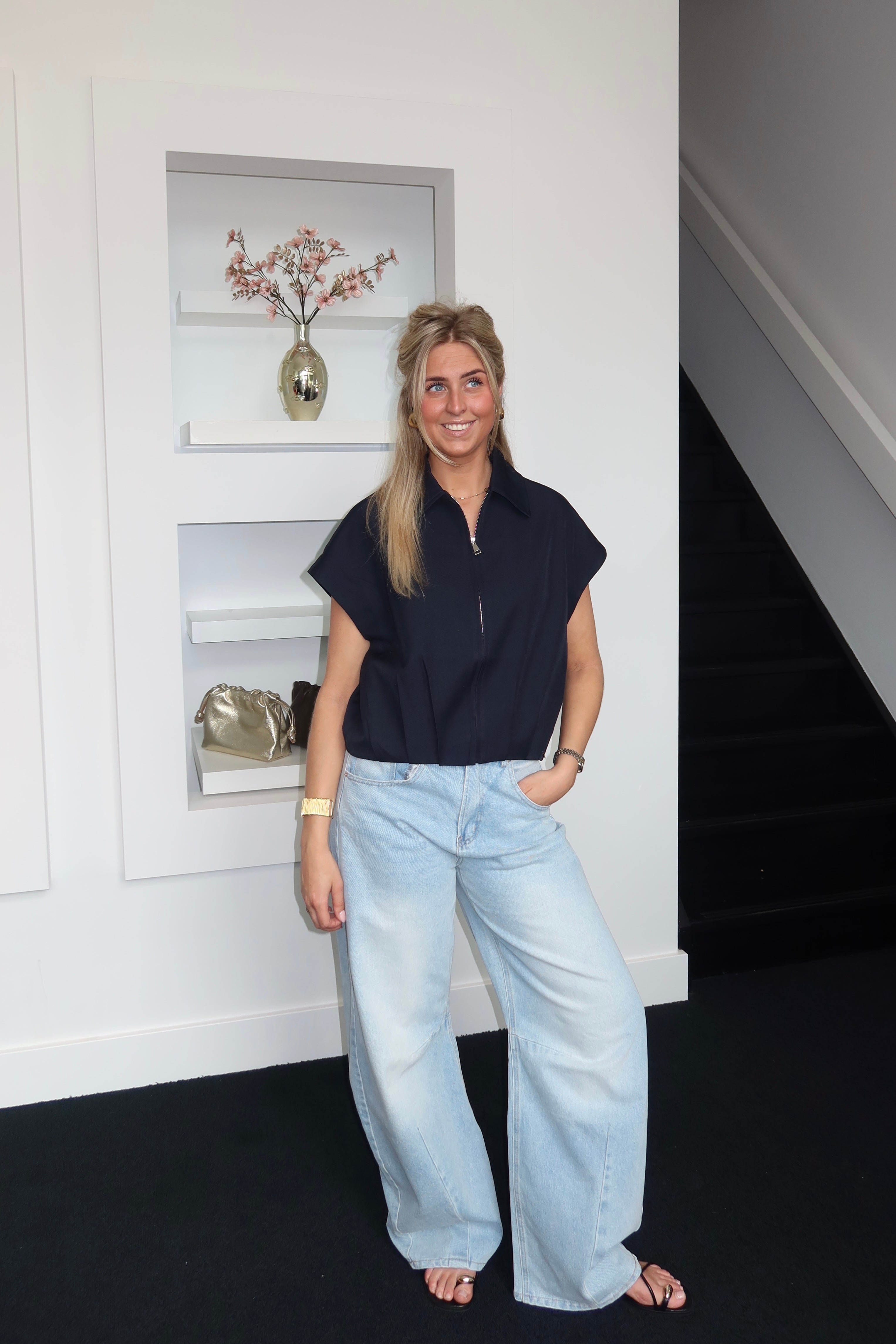 Alies Gilet Navy