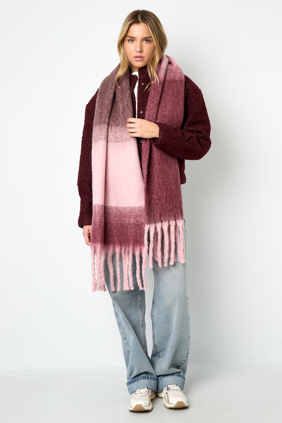 Burgundy Scarf